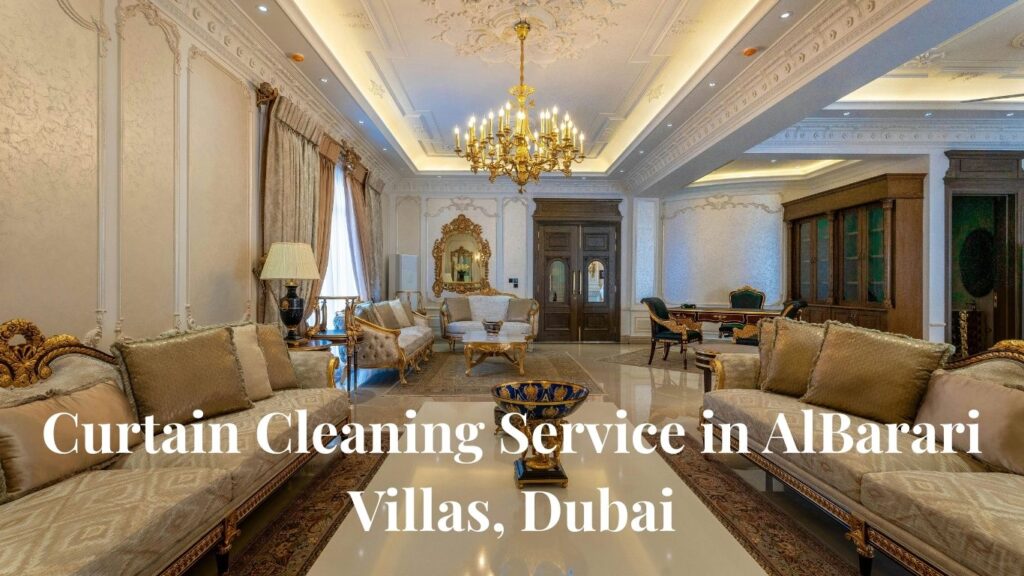 Curtain Cleaning Service in AlBarari Villas Dubai